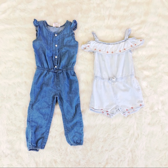 children's denim jumpsuit